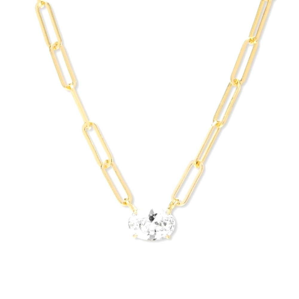 Melinda Maria Hello Gorgeous Samantha Chain Necklace